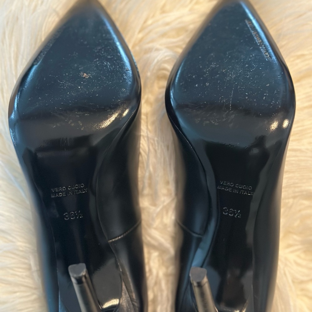 Alexander Wang black leather heels.  Great condition. - Picture 7 of 13
